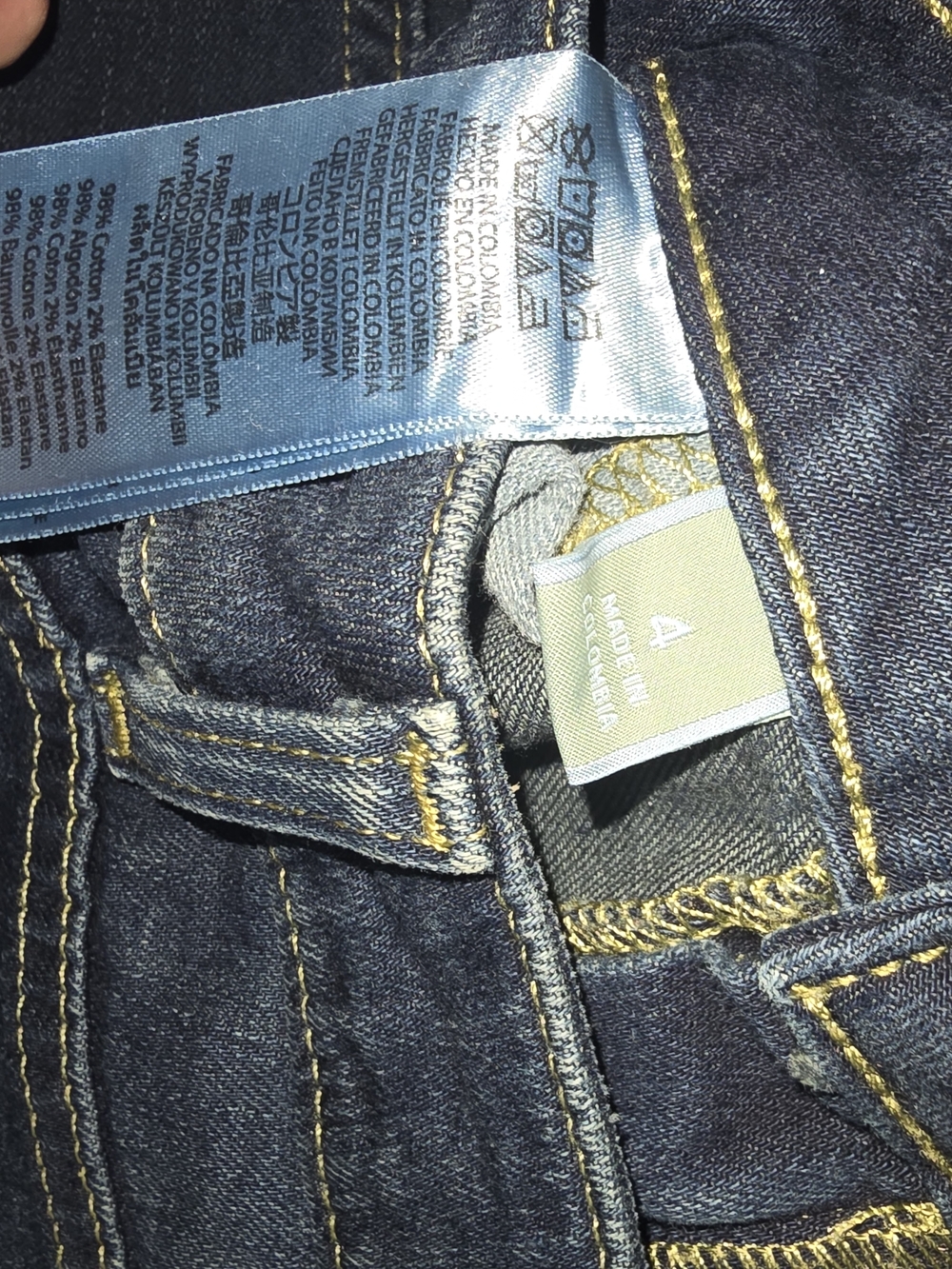 *Michael Kors Women’s Straight Leg Jeans in Dark Blue Denim Size 4 - Picture 4 of 8